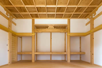 写真：本堂内部正面
