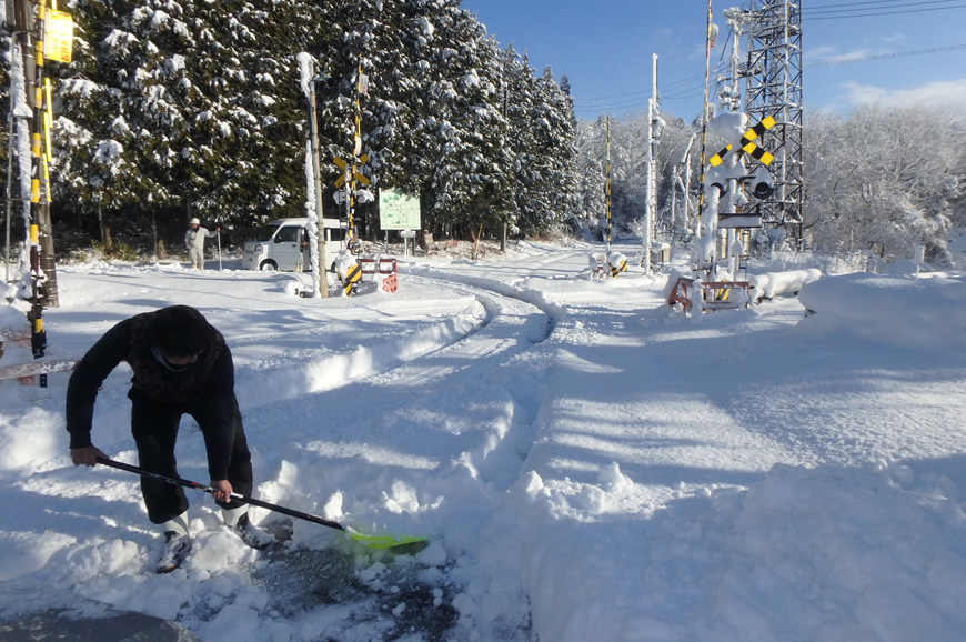 除雪作業