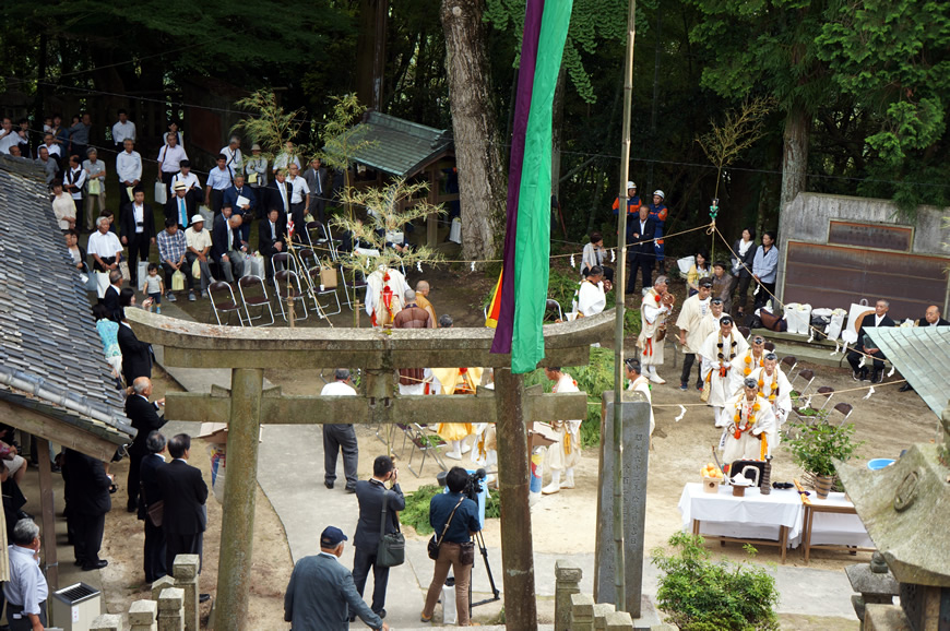 廣徳寺本堂再建復興落慶慶讃法要と採燈大護摩供